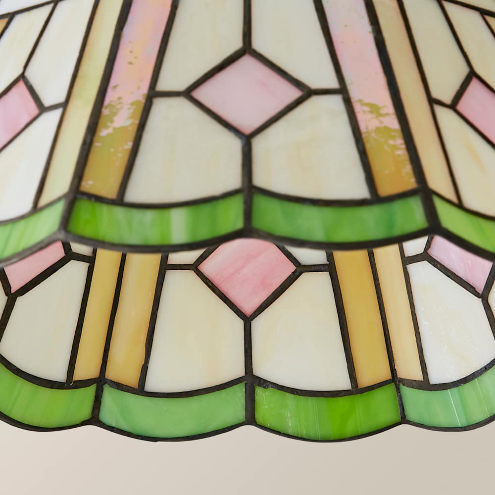 ValueLights Beatrix Tiffany Ceiling Pendant Lamp Shade Image 6