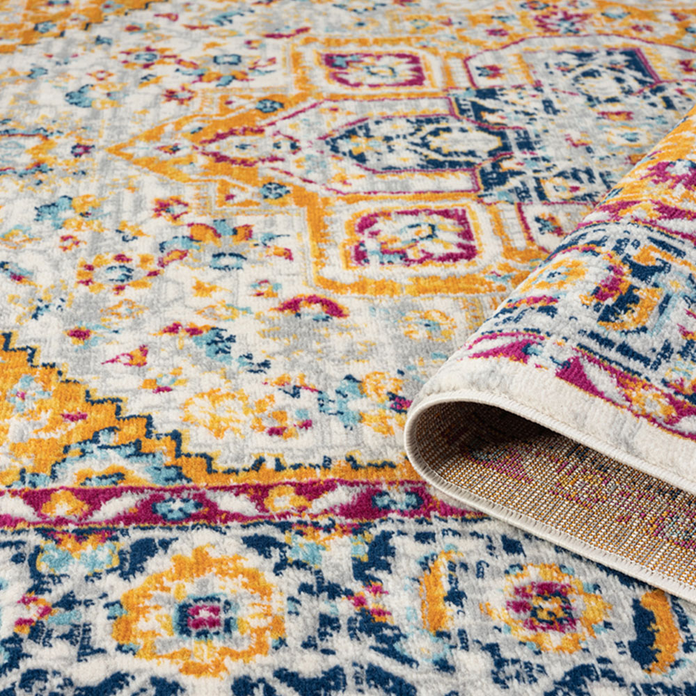 Desire Rugs San Marino Multicolour Floral Rug 200 x 290cm | Homebase