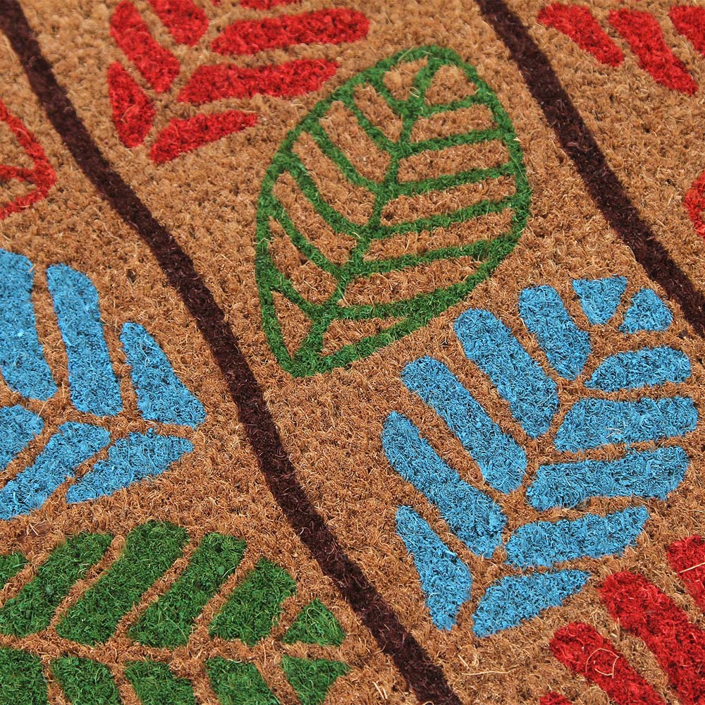 Coco & Coir Early Leaves Coir Door Mat 45 x 75cm Image 6