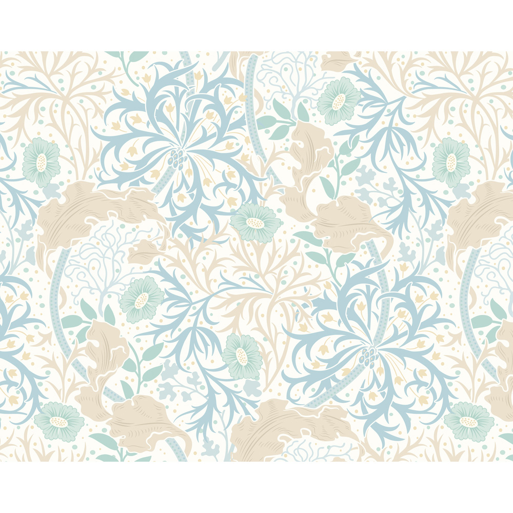 Origin Murals Trailing Seaweed Garden Ink Wall Mural Image 2