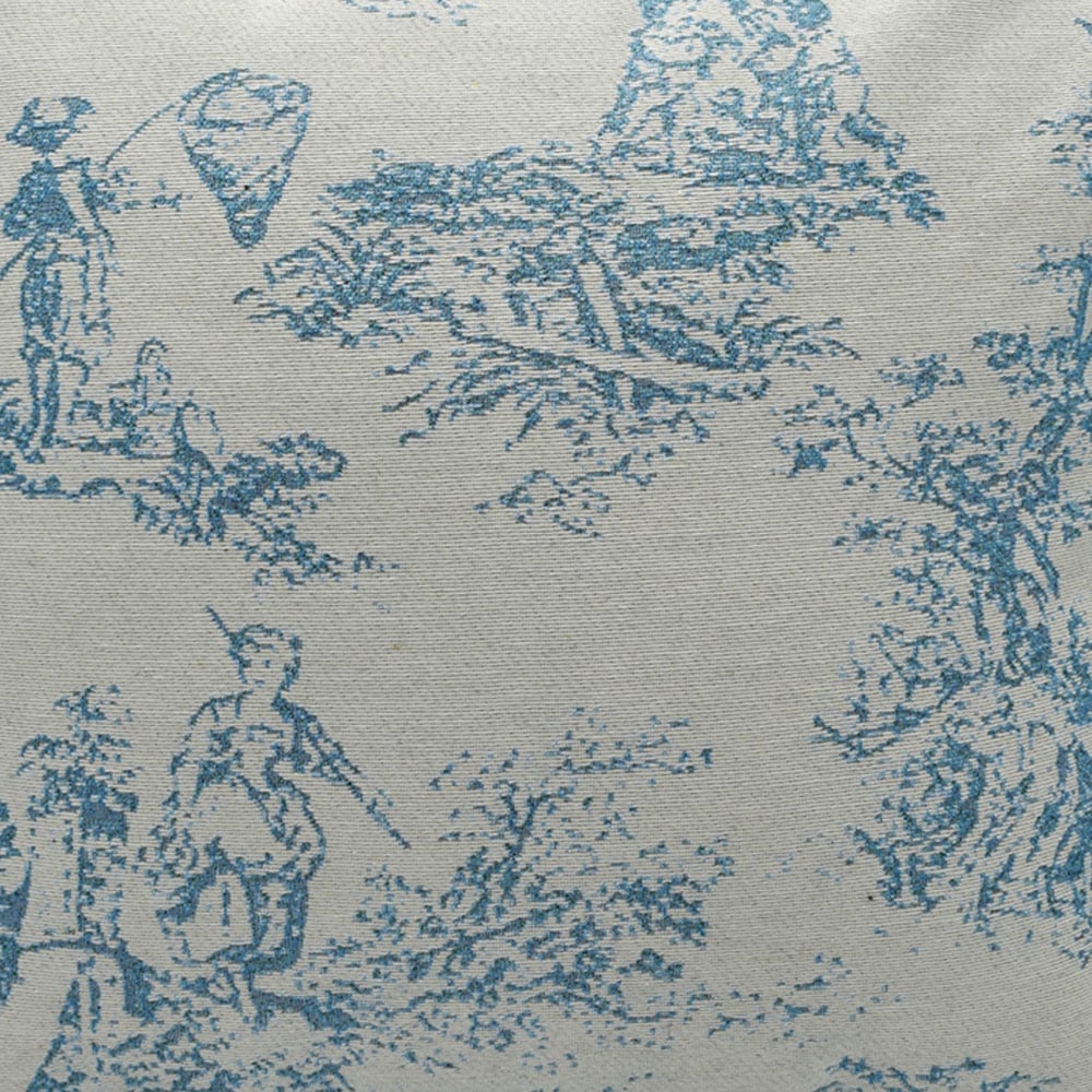 Velosso Toille Blue Tapestry Filled Cushion 43 x 43cm 2 Pack Image 2