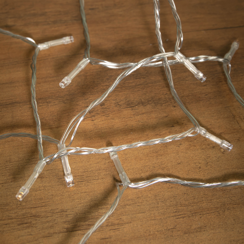 Samuel Alexander 100 Cool and Warm White LED Multi-Function Clear String Light 10m Image 8