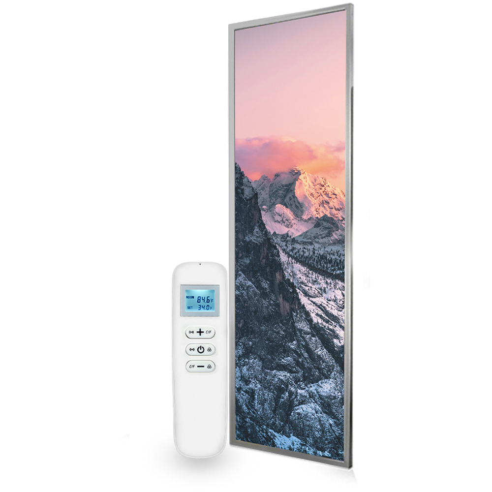 Mirrorstone Nexus Valley at Dusk Image Ultraslim Wi-Fi Infrared Heating Panel 350W 295 x 1195mm Image 2