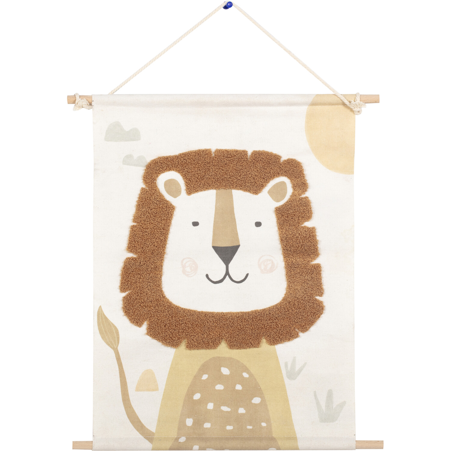 Embroidered Safari Animal Tapestry Image 2