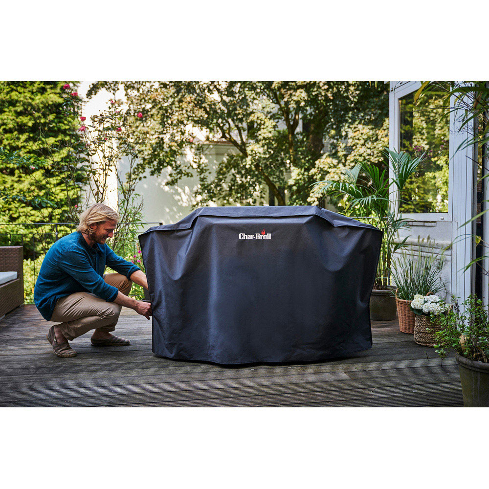 Char-Broil Black Versa-Tile and Griddle Cover 95 x 167 x 68cm Image 2