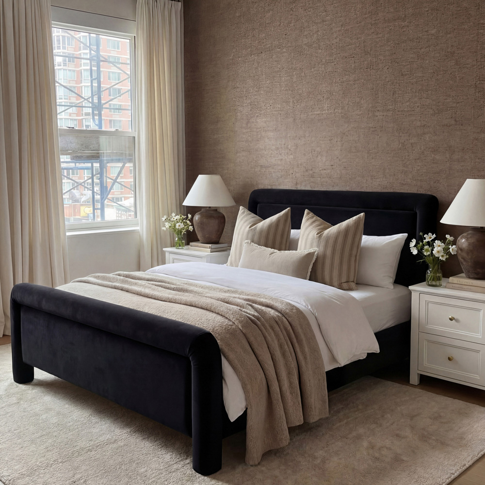 LPD Home Leonnie Black King Size Bed Image 4