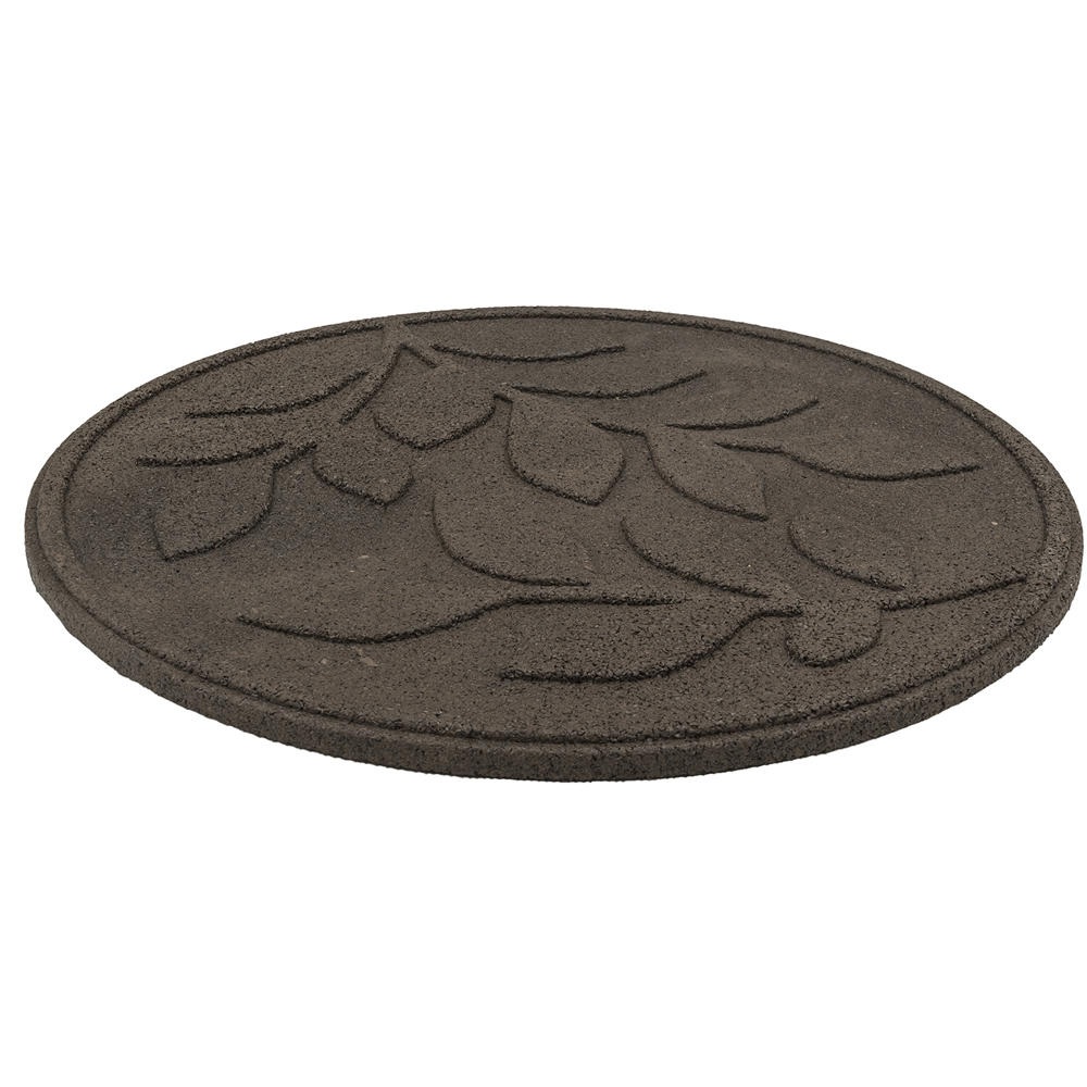 Nicoman Brown Leaves Reversible Garden Stepping Stone 46cm 4 Pack Image 4