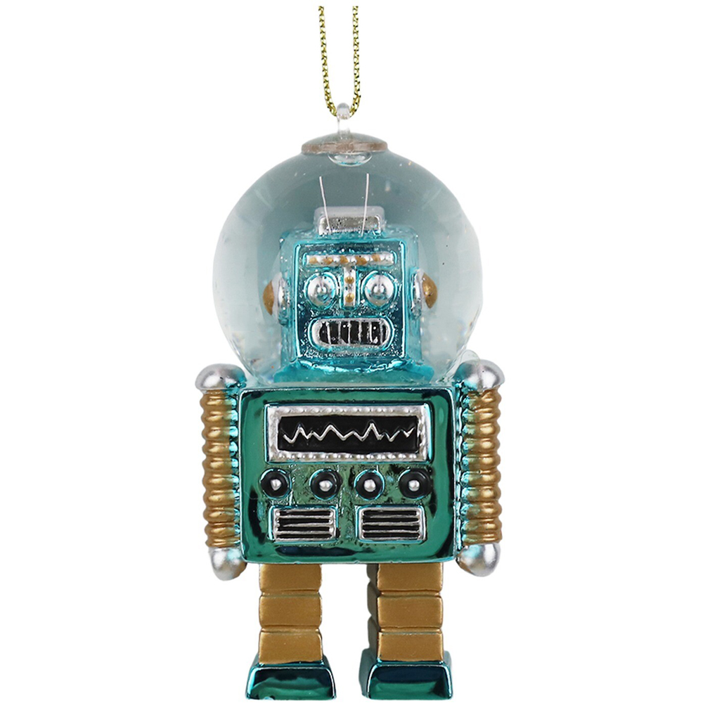 Snow Globe Robot Hanging Decoration Image 9