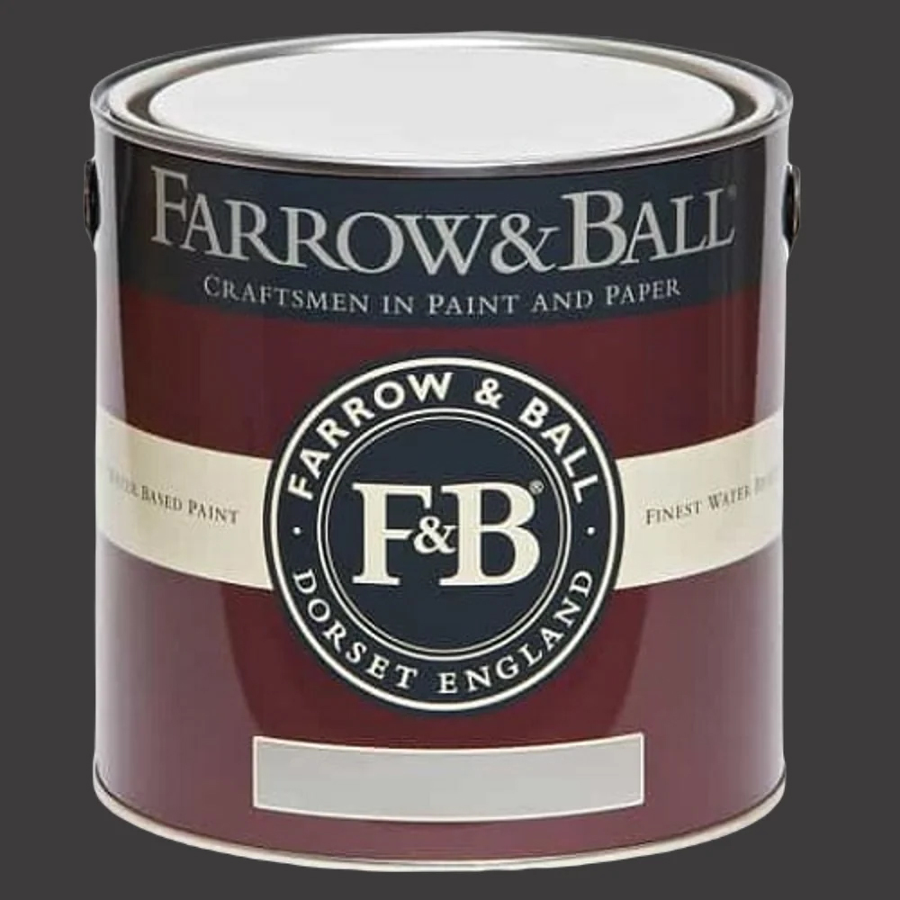 Farrow & Ball Modern Eggshell Pitch Black Satin Paint 2.5L Image 2