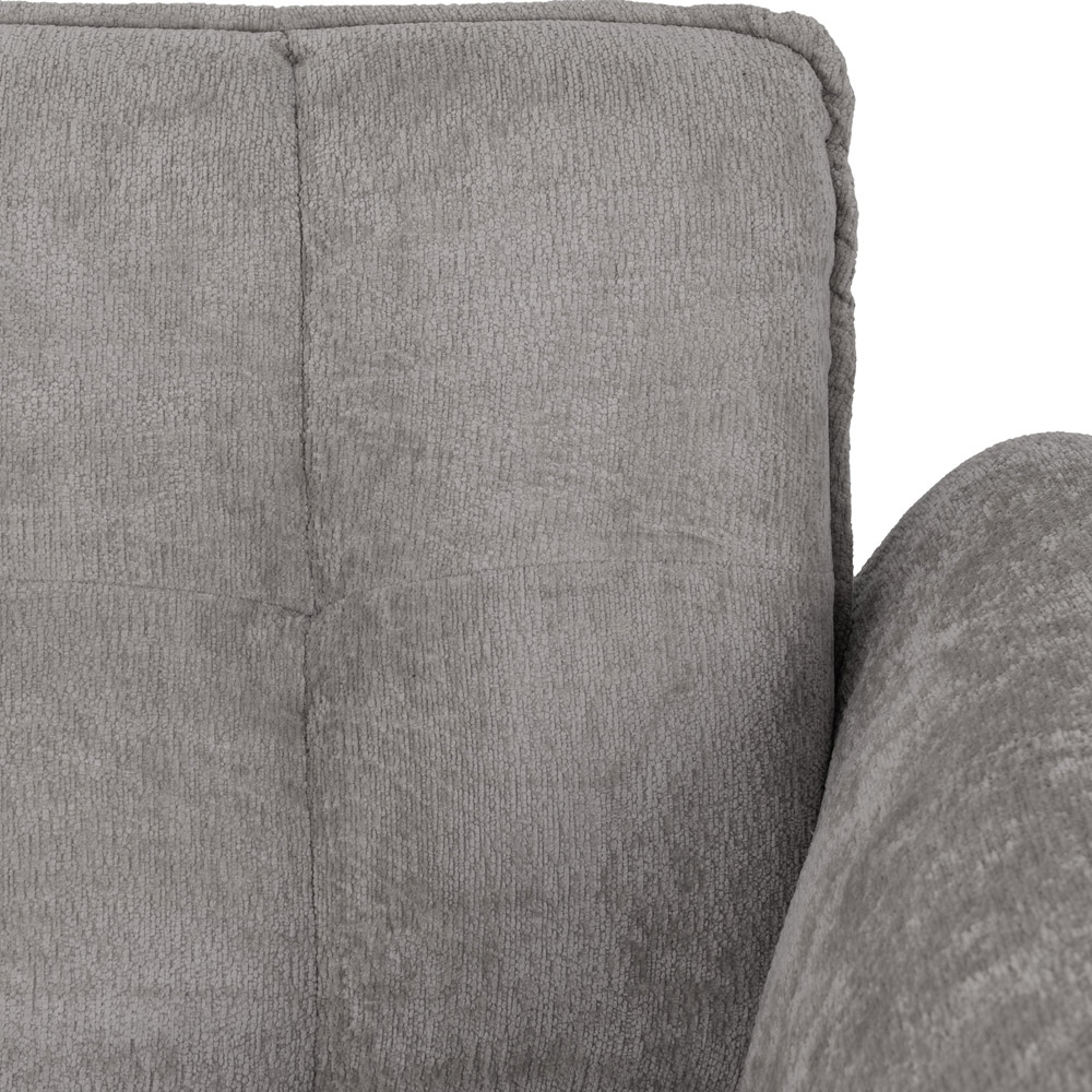 Seconique Amalfi Single Seater Grey Fabric Chair Image 6