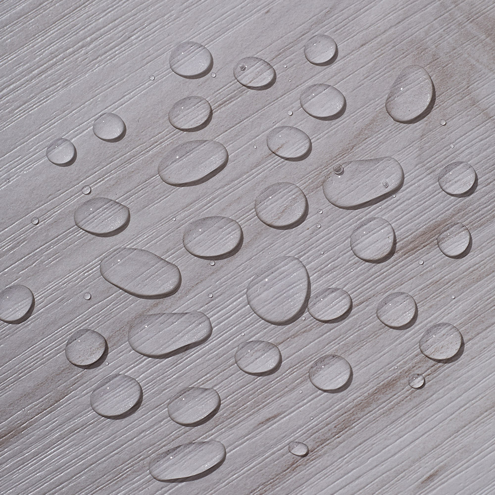 Living and Home Light Beige Rustic Wood Grain Rectangle PVC Flooring Self Adhesive 36 Pack Image 6