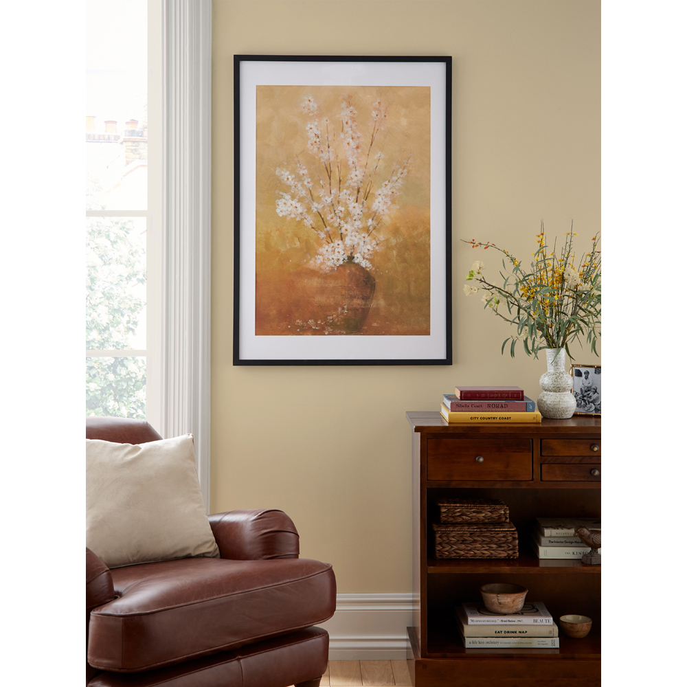 Laura Ashley Blossom in Vase Black Frame Wall Art 70 x 100cm Image 2