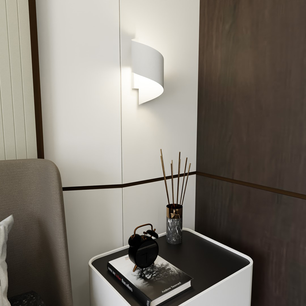Emibig Spiner White G9 Wall Light Image 8