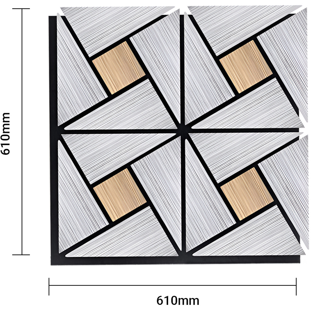 Britwall Geometric Acoustic Wall Panel 610 x 610mm Image 4