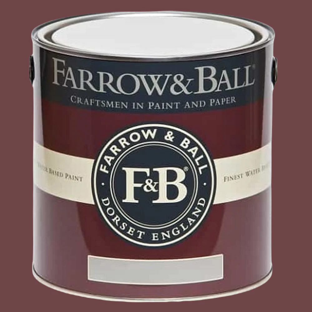 Farrow & Ball Estate Eggshell Preference Red Satin Paint 2.5L Image 2
