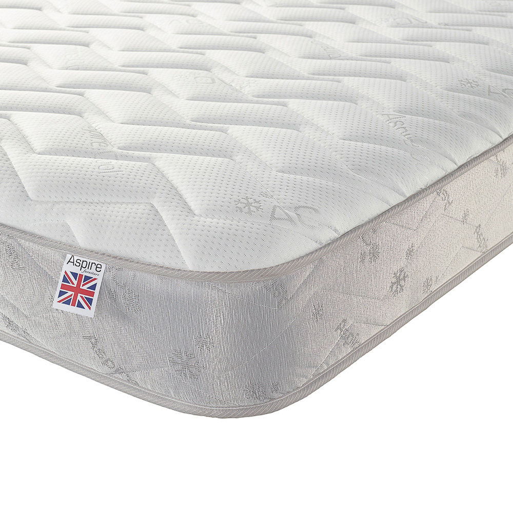 Aspire Small Double Cool Touch Diamond Memory Foam and Bonnell Spring Hybrid Mattress Image 3