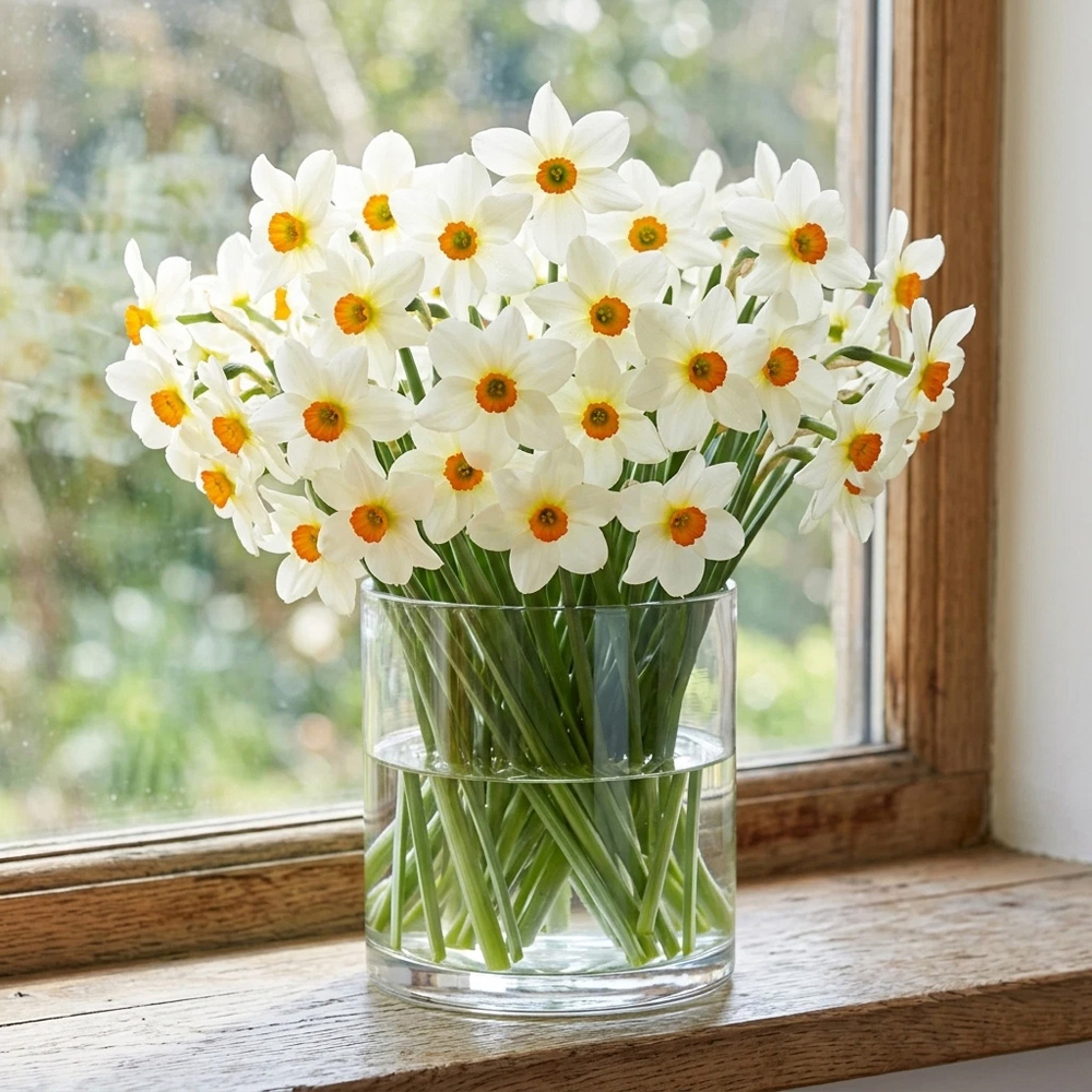 Thompson and Morgan Narcissus Viridi 2 Autumn Planting Bulb 32 Pack Image 3
