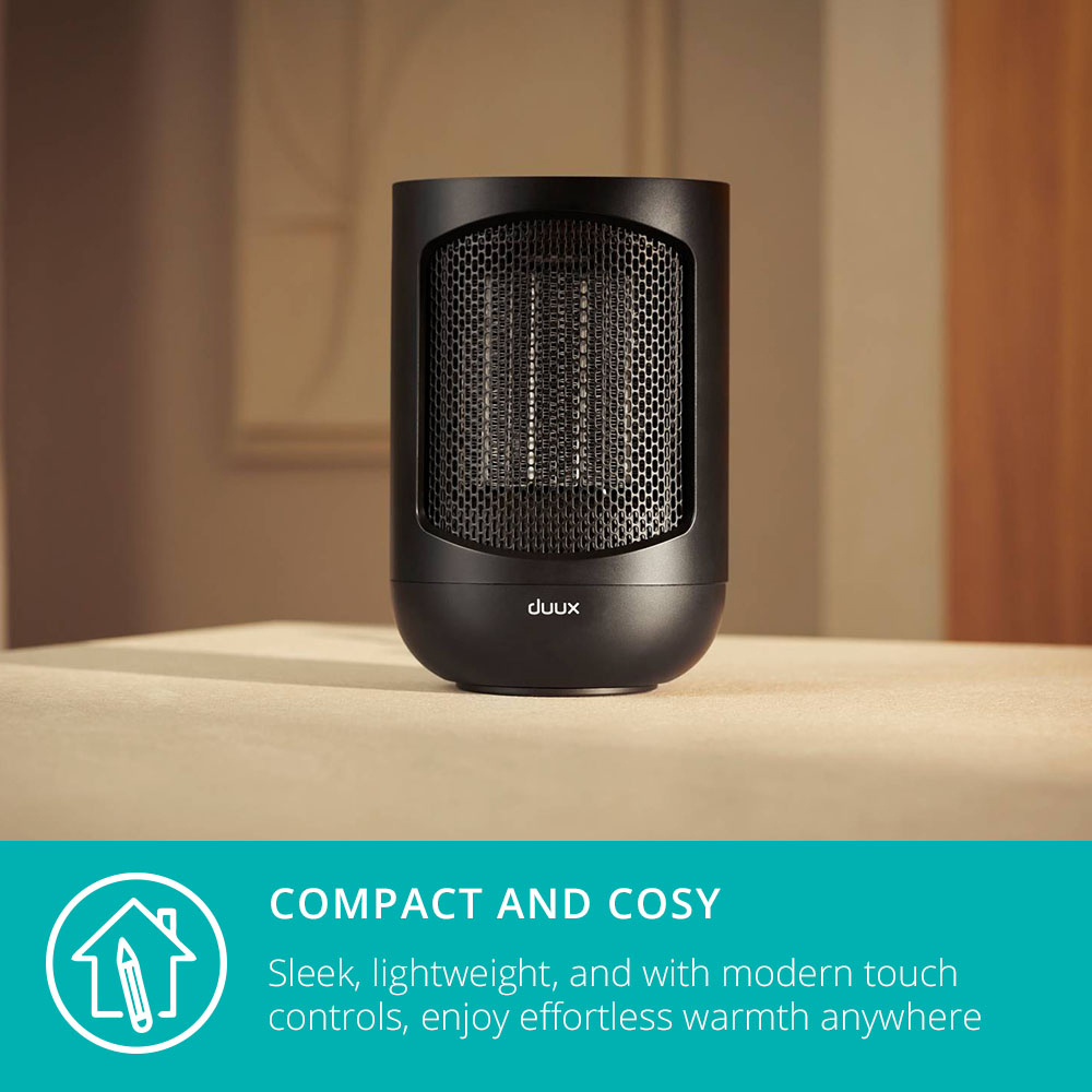 Duux Zone Black Personal Heater 1500W Image 6