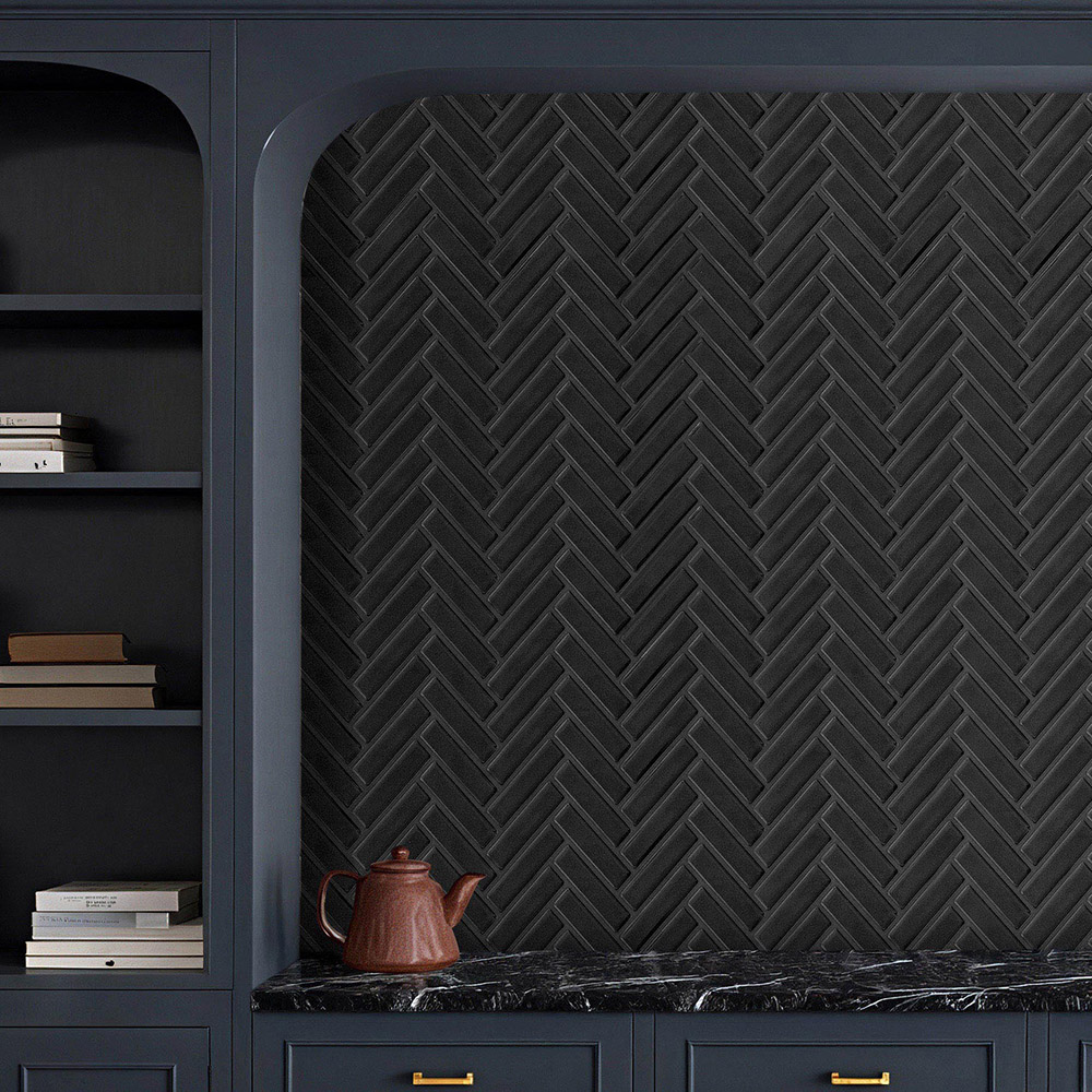 Living and Home Black Self Adhesive Wall Sticker 10 Pack Image 8