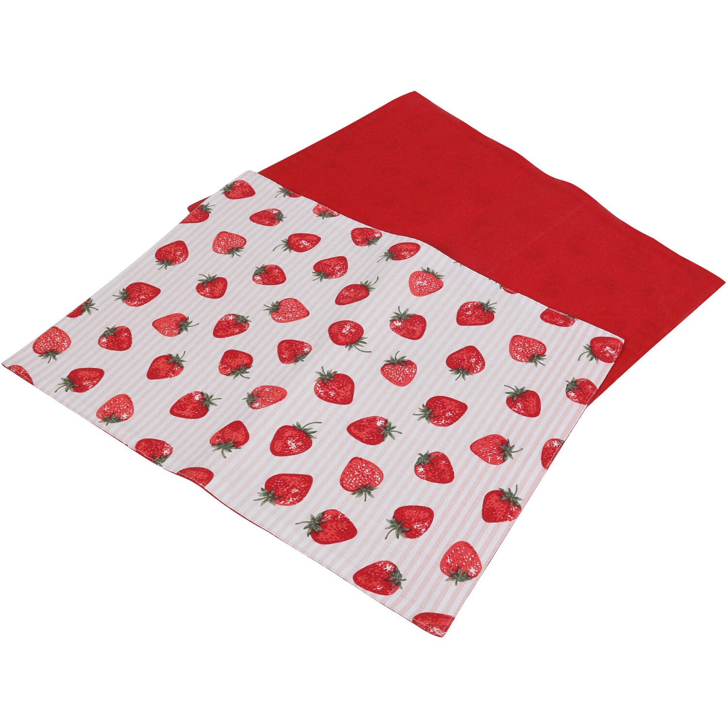 My Home Pack of 2 Strawberry Placemats - Red Image 3