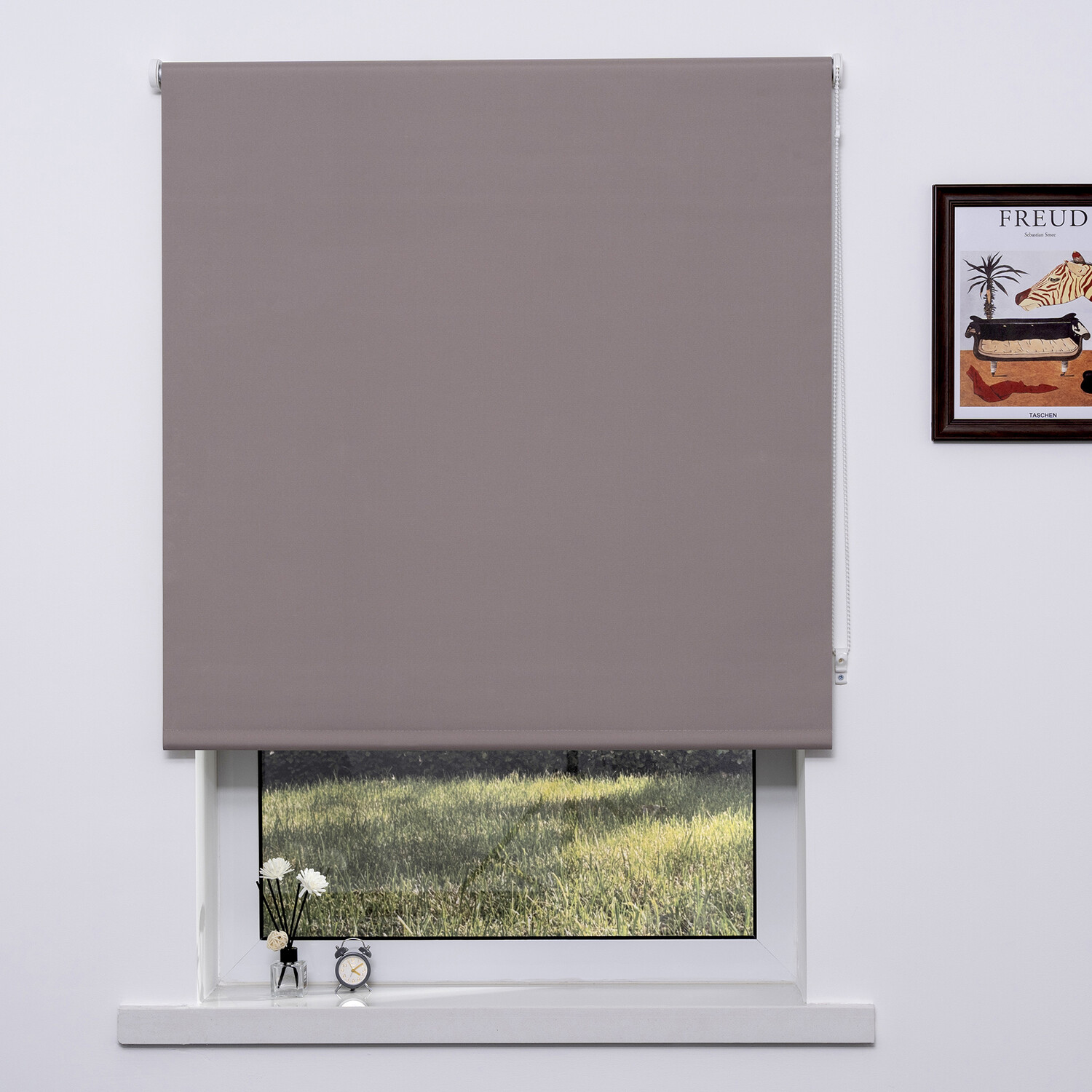 Plain Blackout Blinds - Mocha / 60cm Image 1