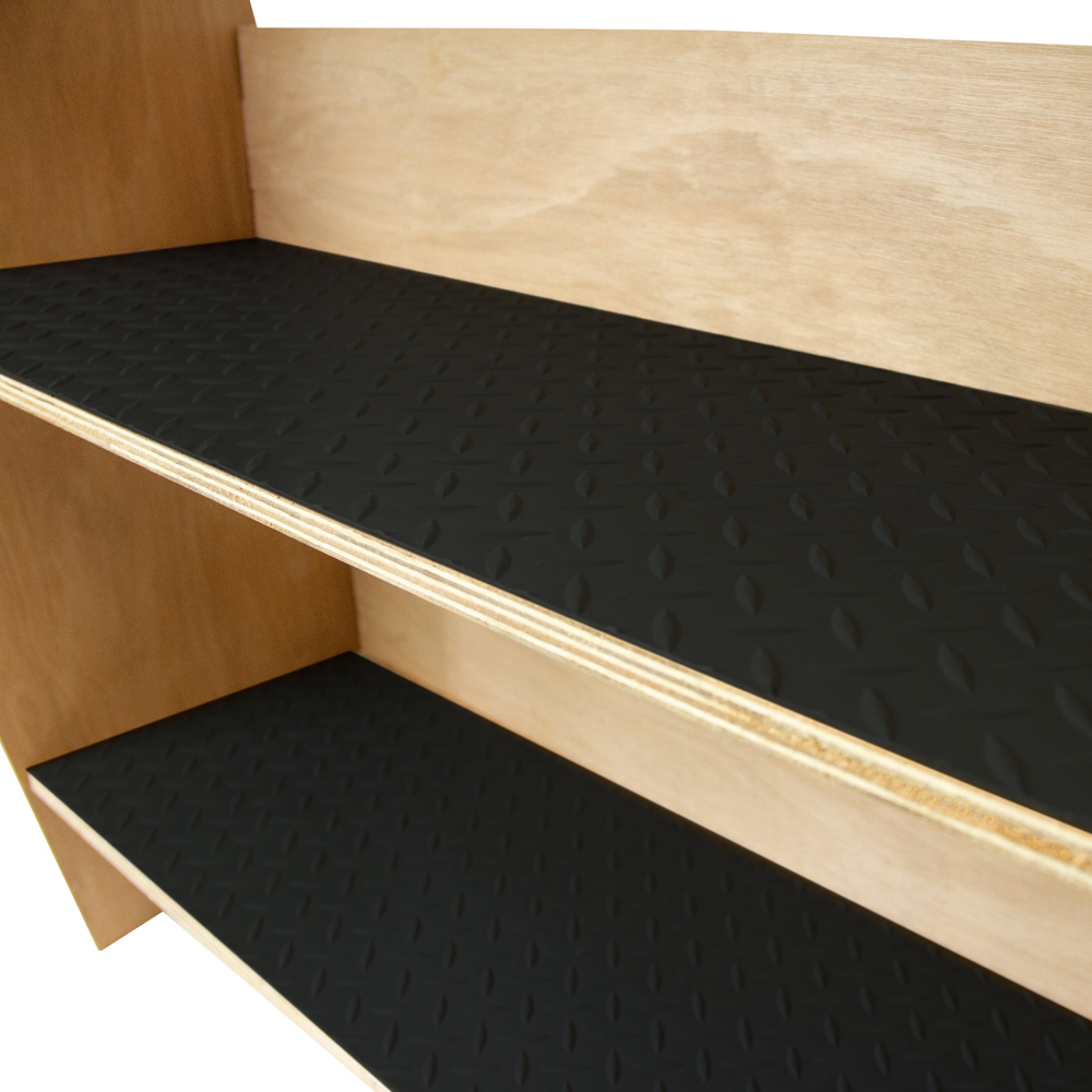 Monster Shop Brown Ford Transit Custom Divider Van Racking and Toolbox Image 5