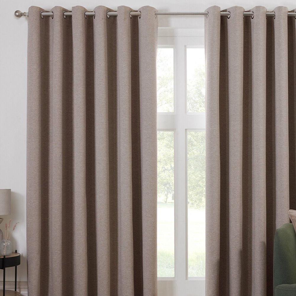 Dusk Eyelet Curtain Natural / 168cm / 229cm Image 5