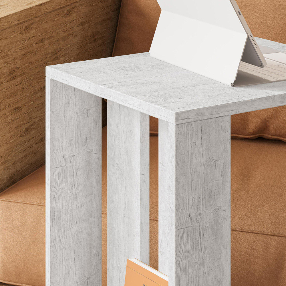 Decortie Edi Ancient White C Sofa Table Image 3