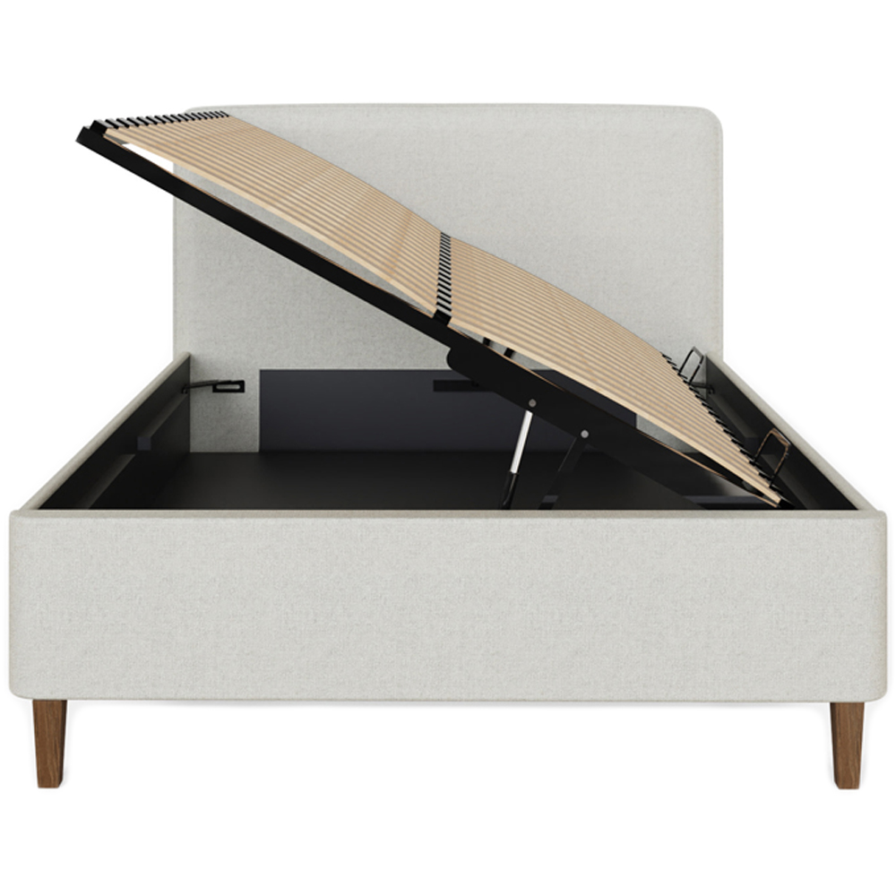 GFW Addison King Size Grey Ottoman Bed Frame Image 6