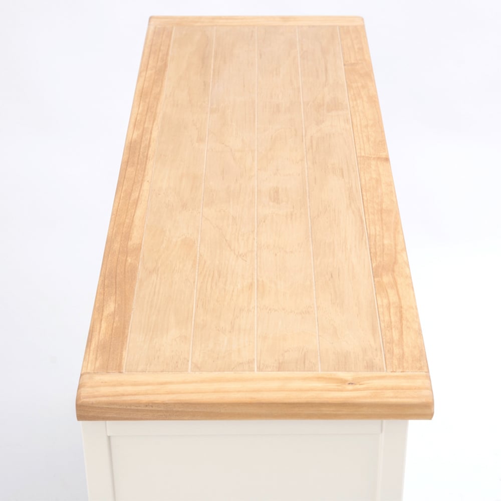 Cabinet Bits Castelli 6 Drawer White Wood Knob Chest of Drawers Image 6