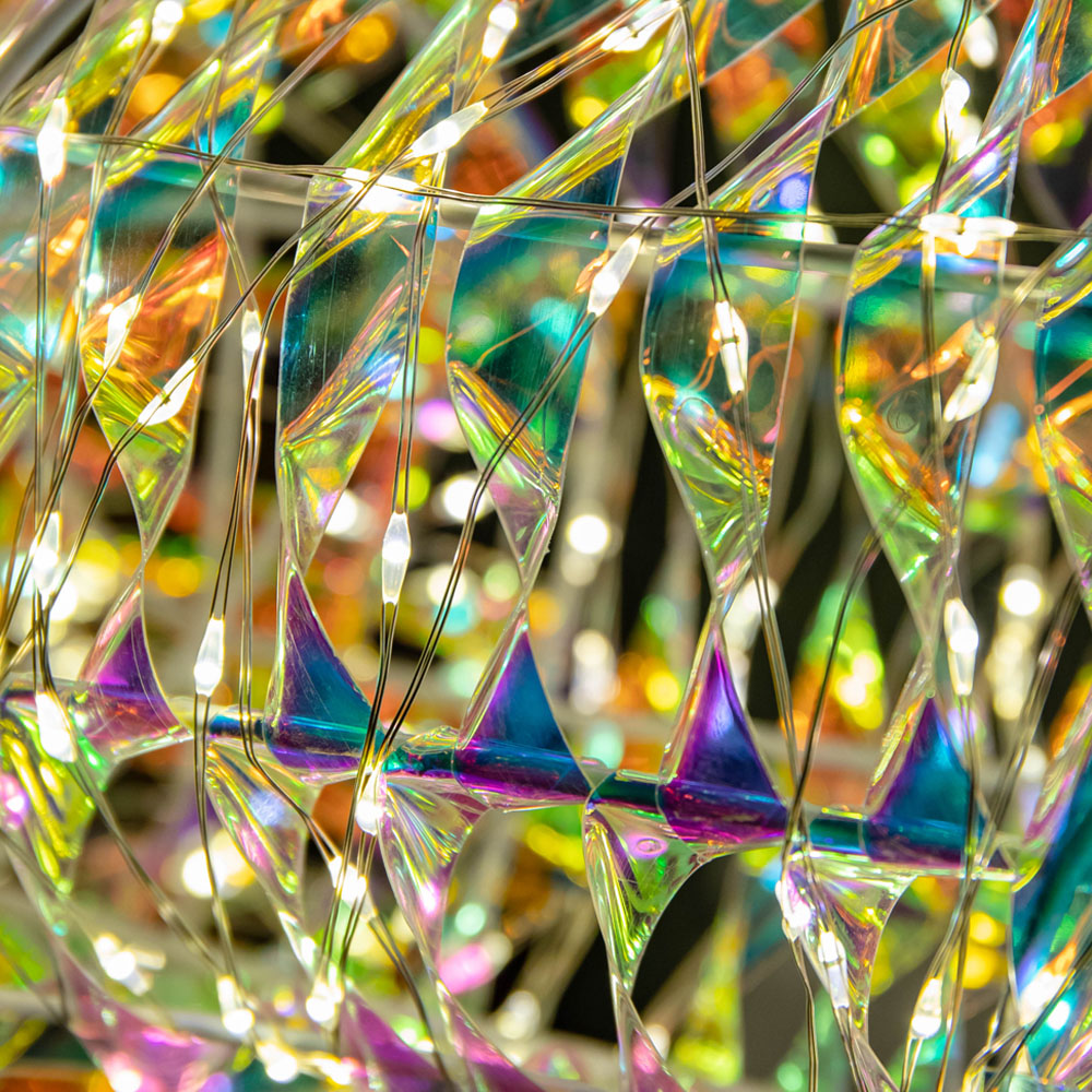 Samuel Alexander Light Up Iridescent Shimmer Reindeer Christmas Decoration 60cm Image 5