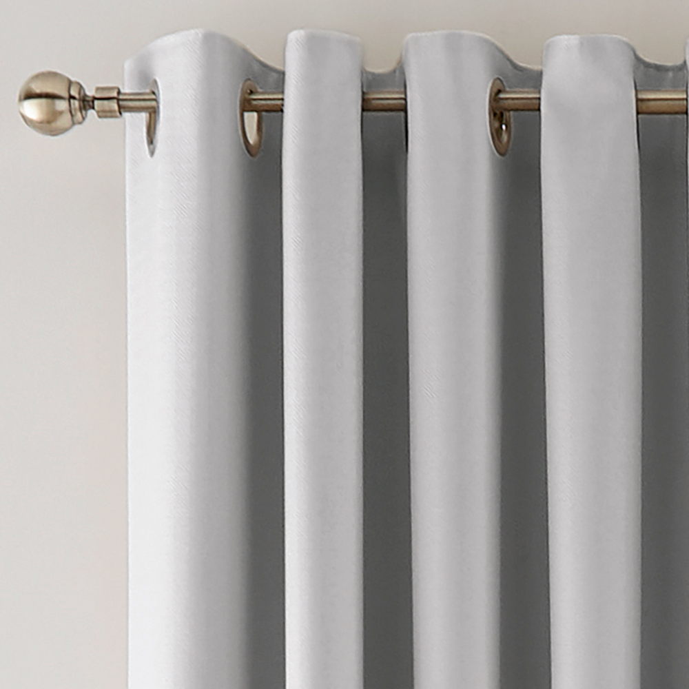 Helena Springfield Eden Lined Silver Curtains 168 x 229cm Image 2