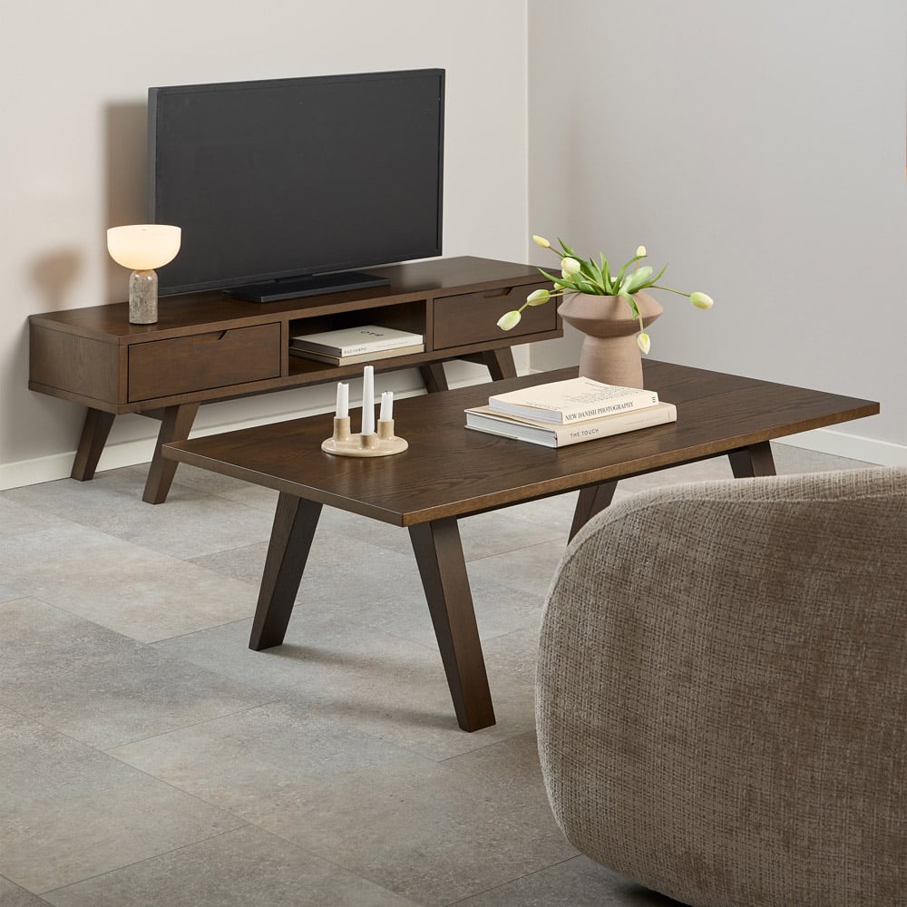 Florence A Line Smoked Oak Coffee Table Image 9