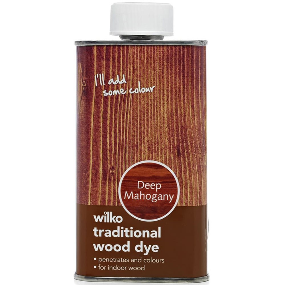 Wilko Dark Mahogany Traditional Wood Dye 250ml Image 2