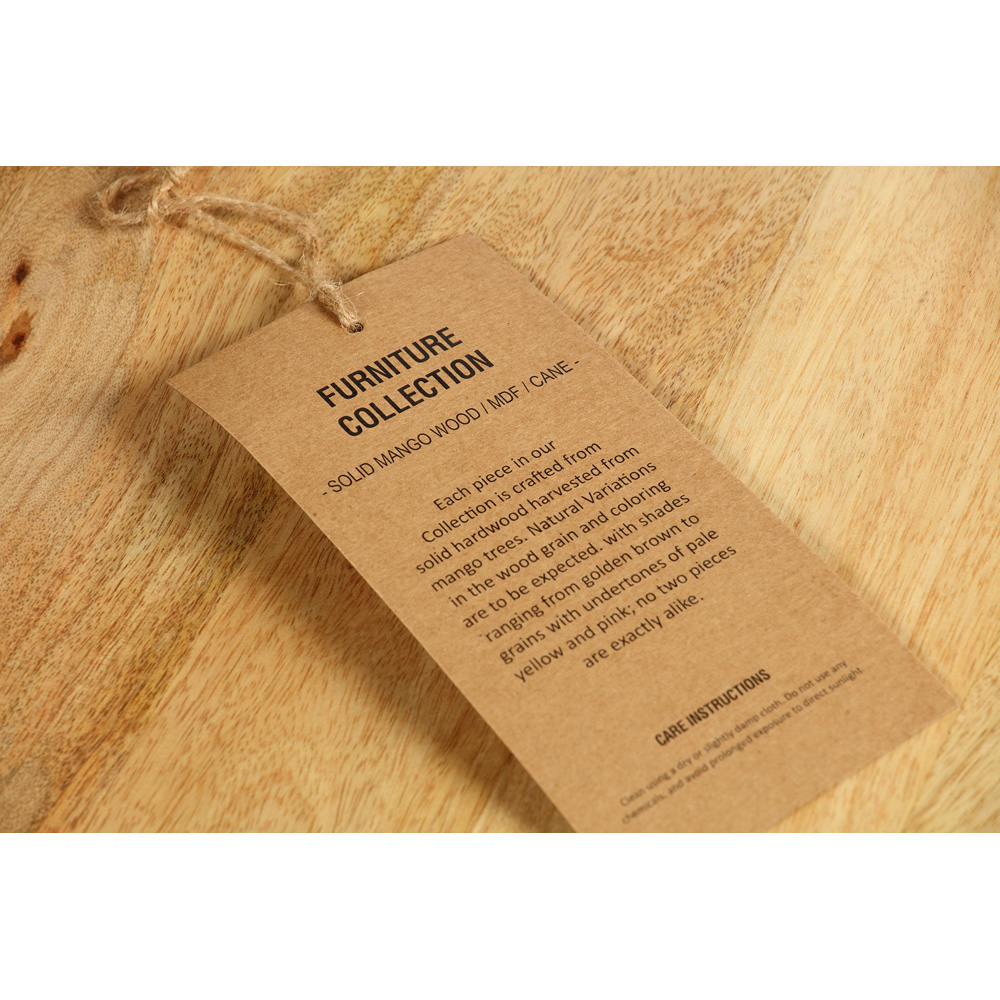 Desser Venice 3 Drawer Natural Rattan and Mango Wood Chest of Drawers Image 7