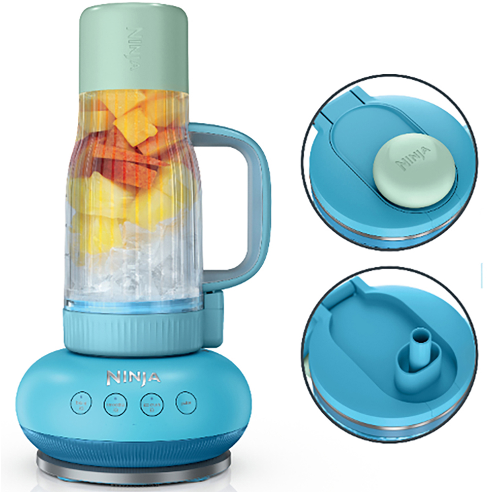 Ninja BlendBoss DB351UKBL Blue Raspberry 710ml Tumbler Blender 1100W Image 4