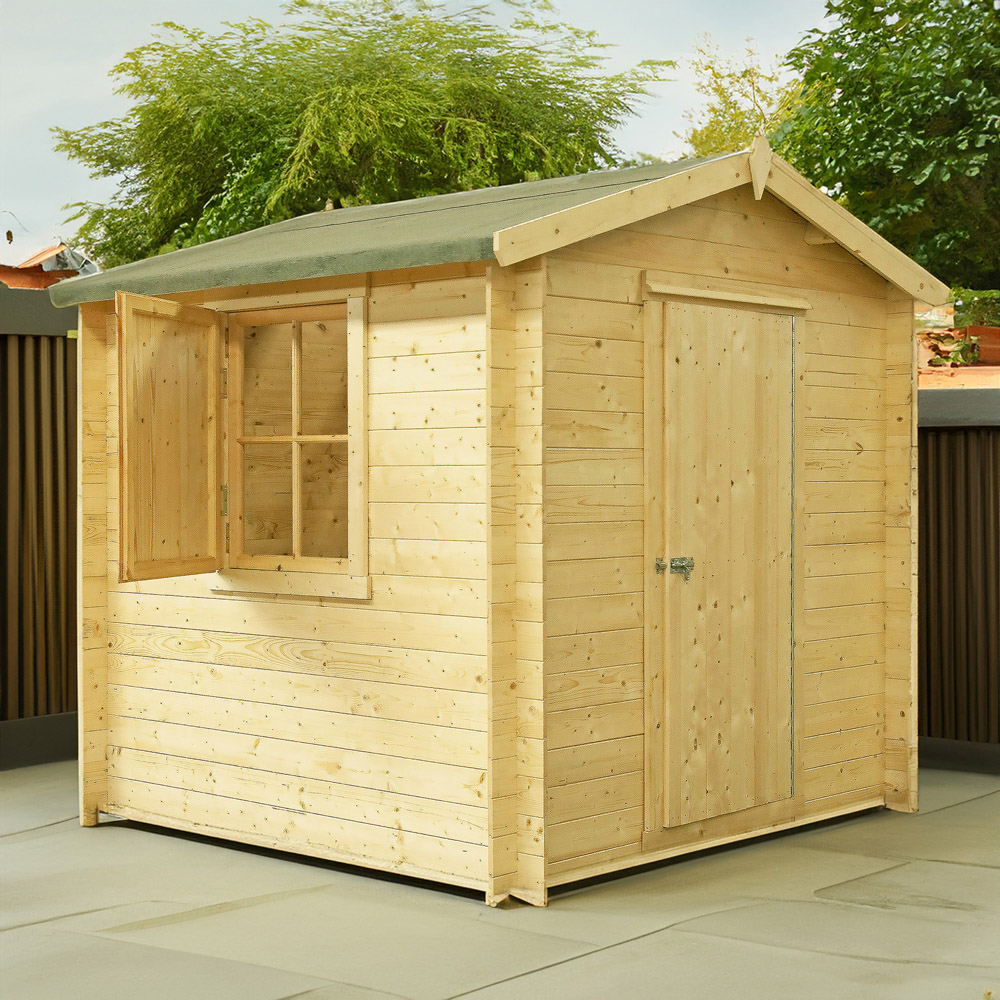 Shire Camelot 9 x 9ft Wooden Log Cabin Image 2