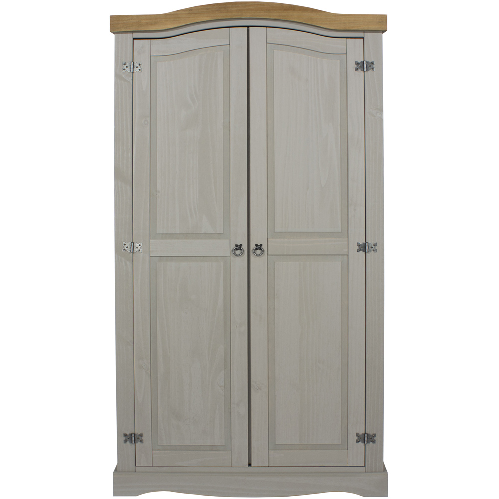 Core Products Corona 2 Door Grey Wardrobe Image 3