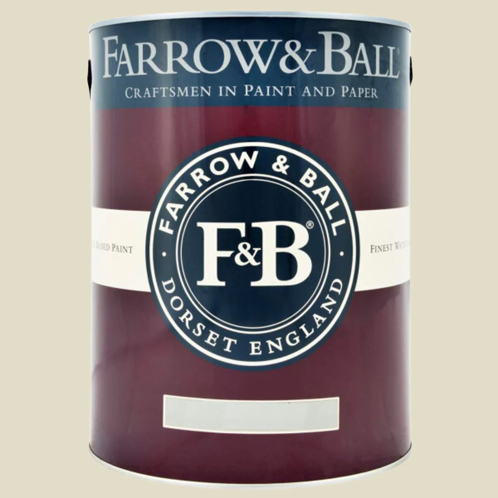 Farrow & Ball Estate Eggshell Lime White Satin Paint 5L Image 2