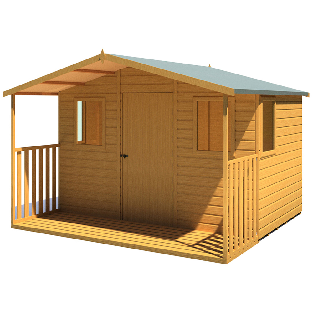 Shire Orkney 10 x 9ft Shiplap Apex Garden Shed Image 2