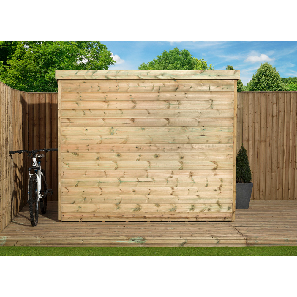Empire Sheds 2000 4 x 4ft Tongue and Groove Pent Garden Shed Image 4