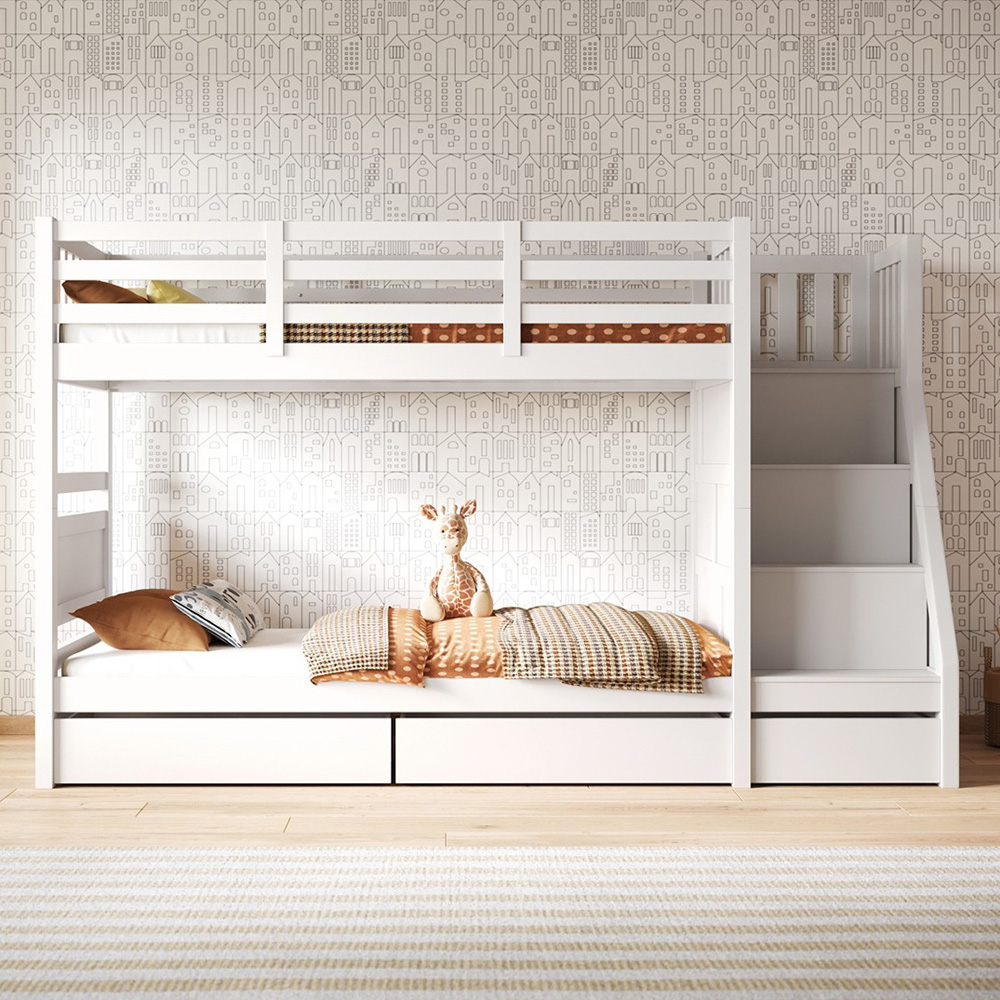 Flair Lunar Junior Single White Bunk Bed Image 3