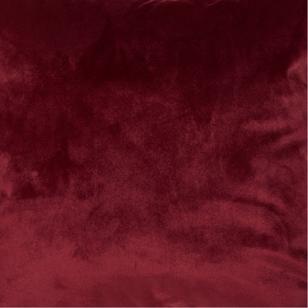Matte Velvet Accent Cushion  - Burgundy Image 3