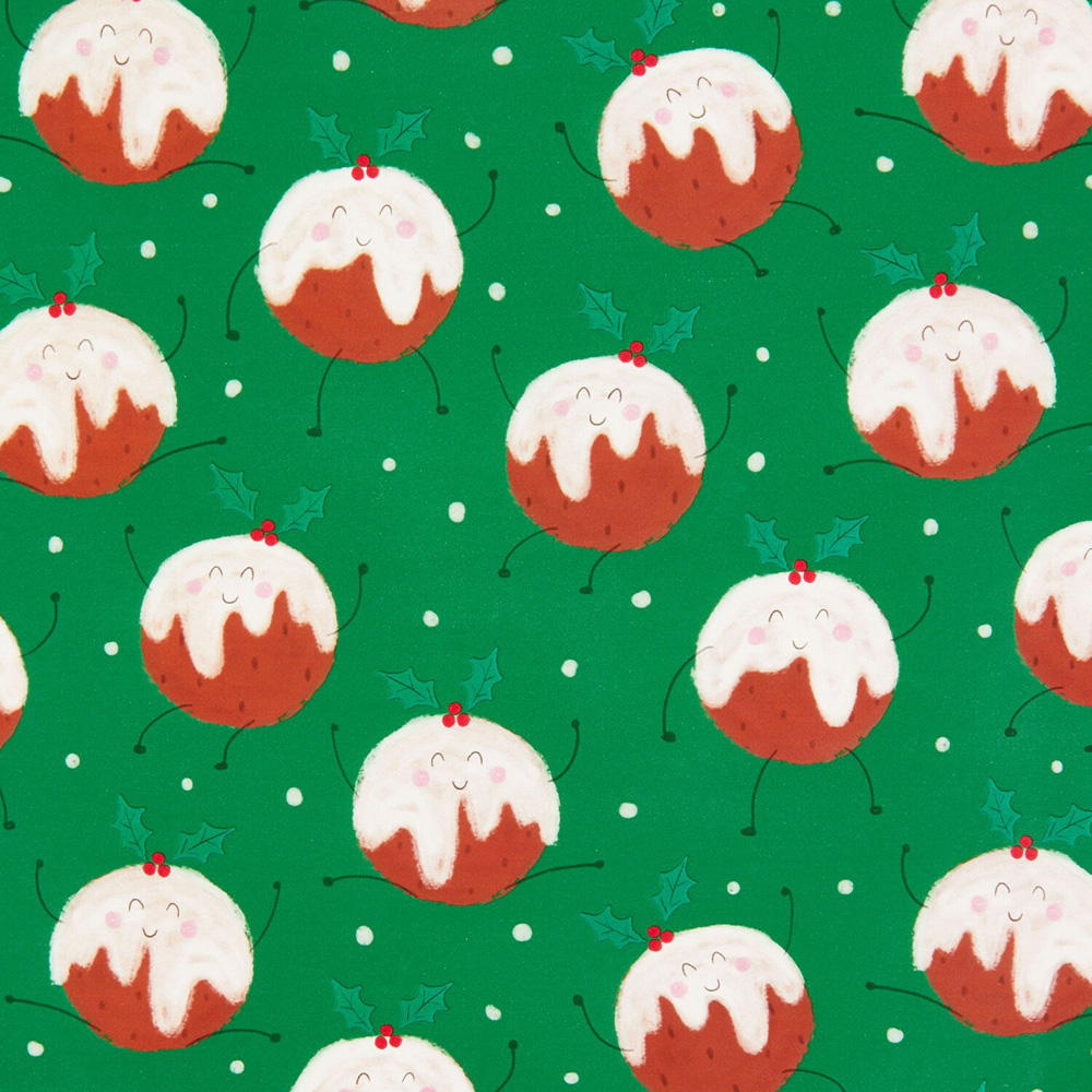 Festive Food Gift Wrap 8m Image 2