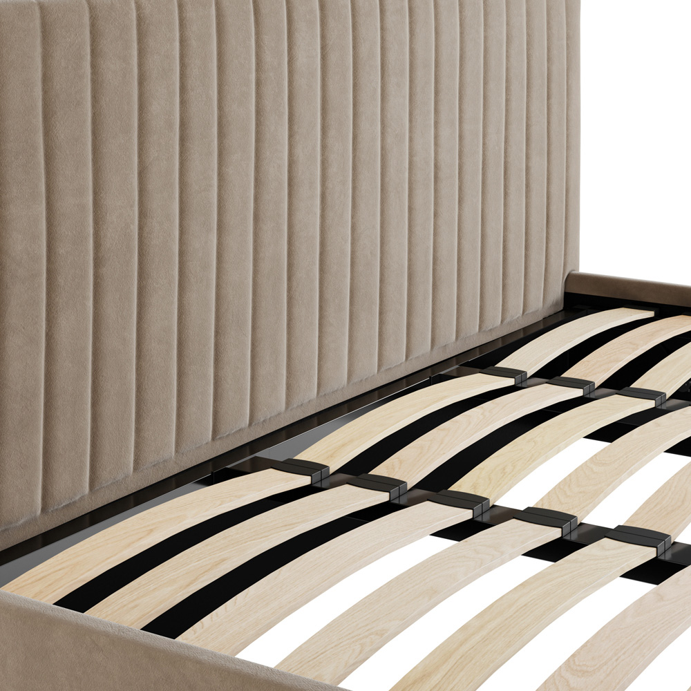 LPD Home Berlin Beige Super King Size Ottoman Bed Image 6