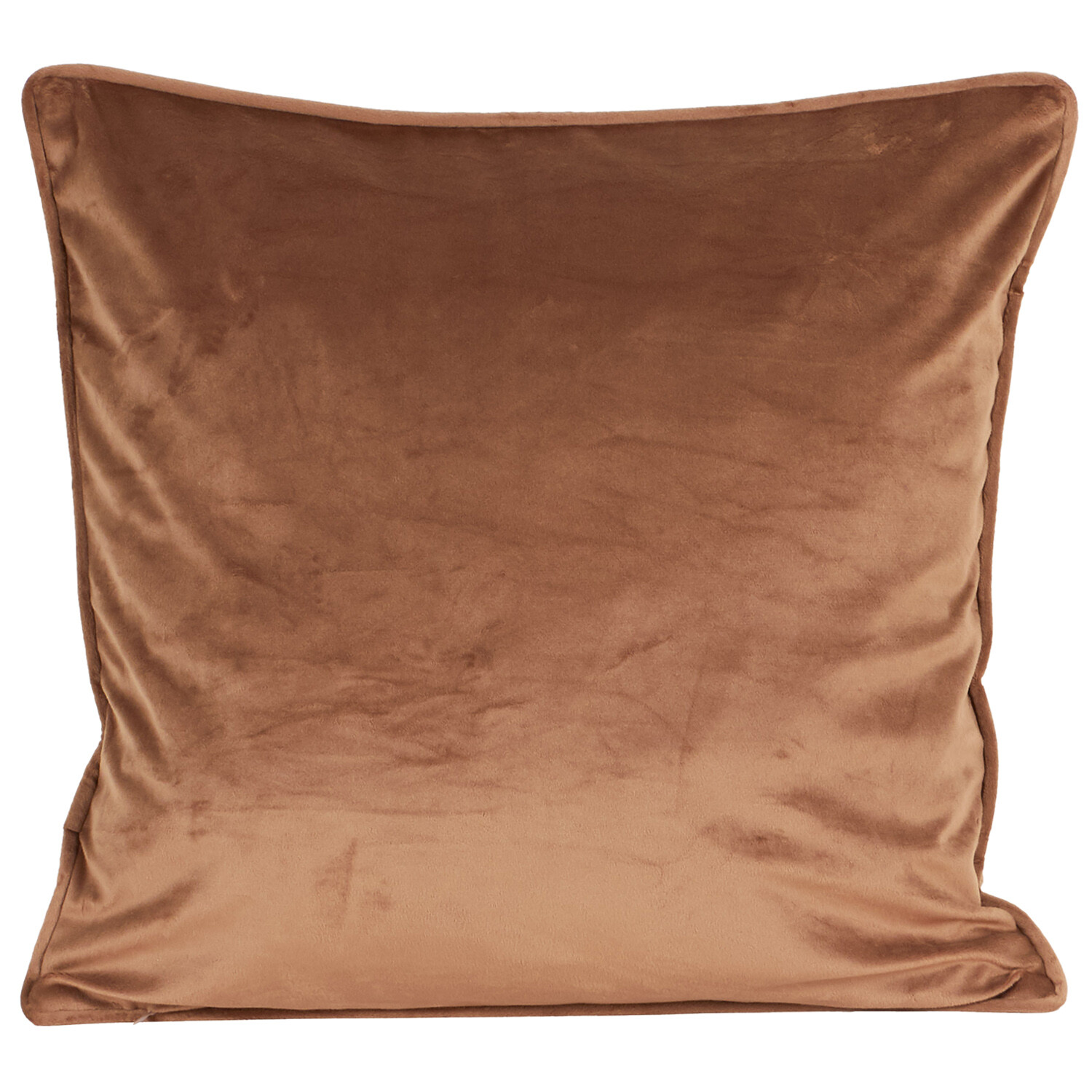 Matte Velvet Square Cushion - Mocha Image 1