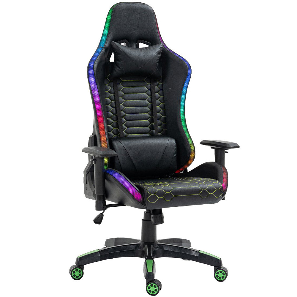 Triton Black LED Gaming Chair Image 8