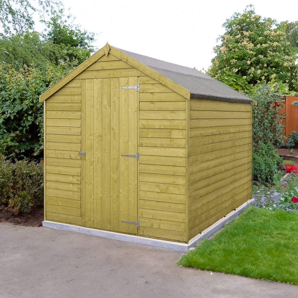 Shire 7 x 5ft Overlap Apex Garden Shed Image 6