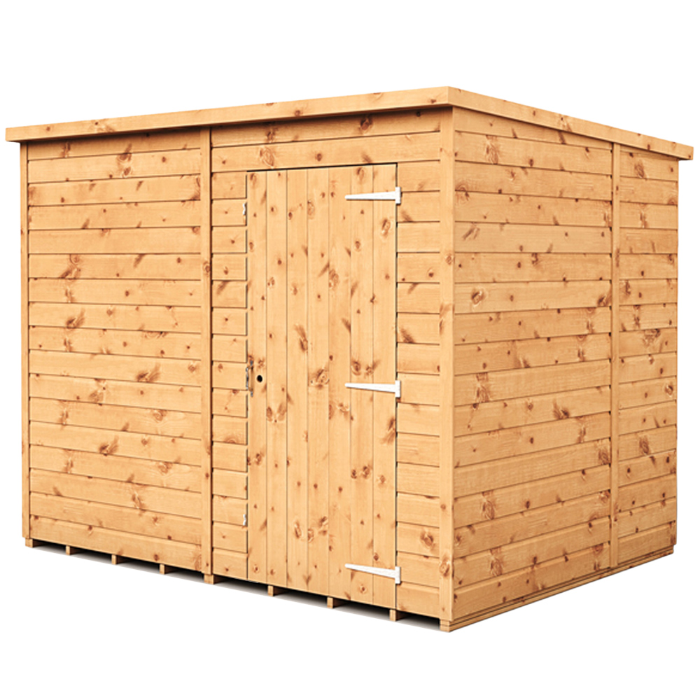 Empire Sheds 8 x 6ft Tongue and Groove Wooden Pent Garden Shed Image 1