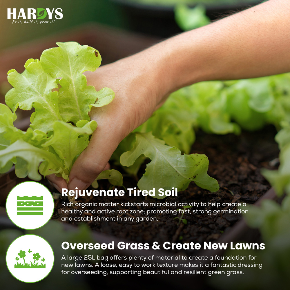 Hardys Garden and Lawn Top Soil 25L Image 4